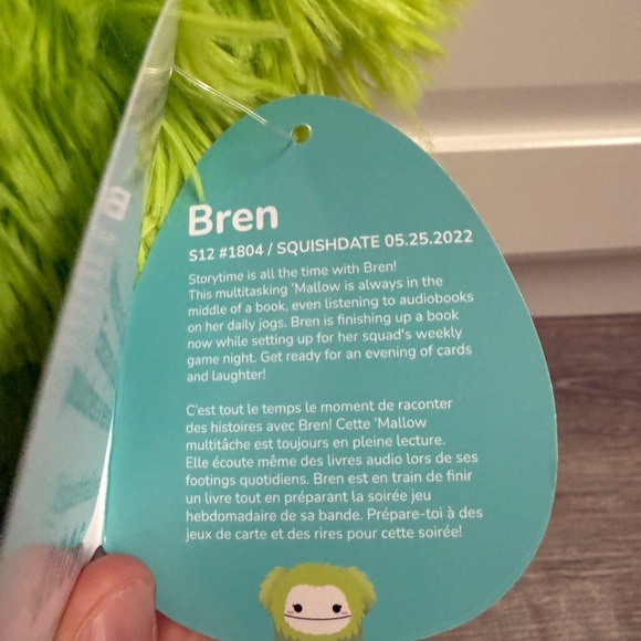 12” Bren Squishmallow - Picture 2 of 2